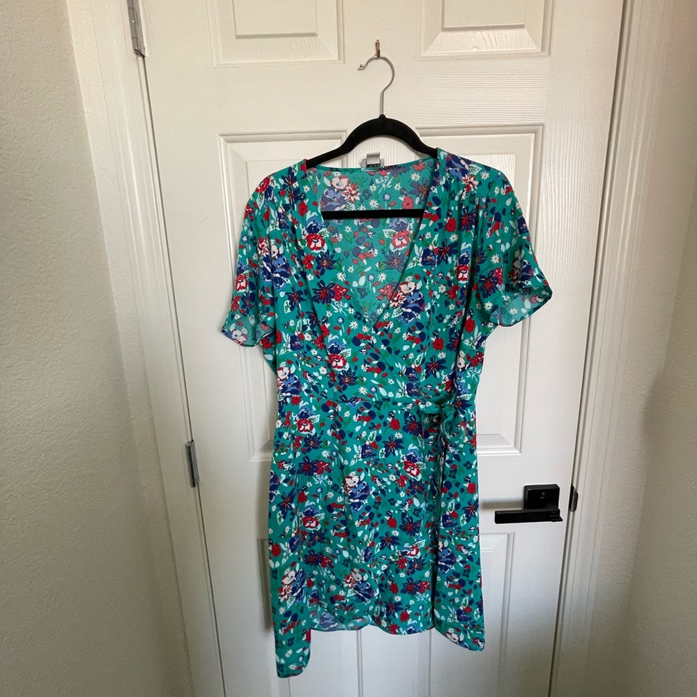 J. Crew Wrap Dress floral print